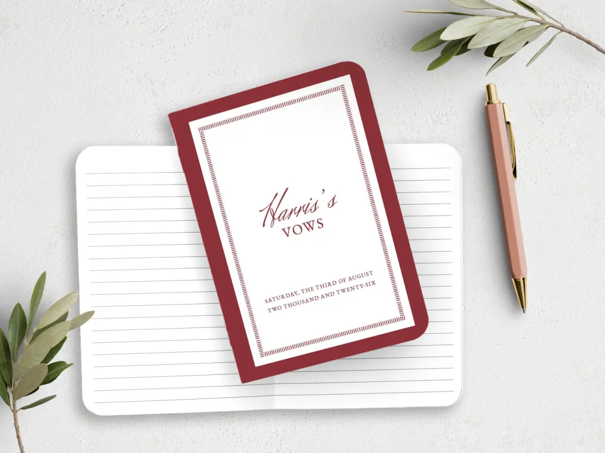 Vow Book Front
