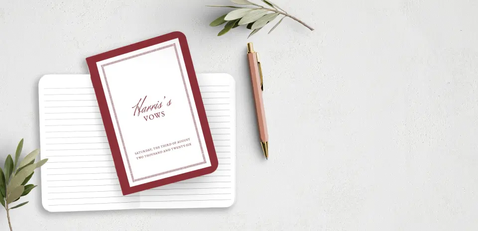 Vow Book Front