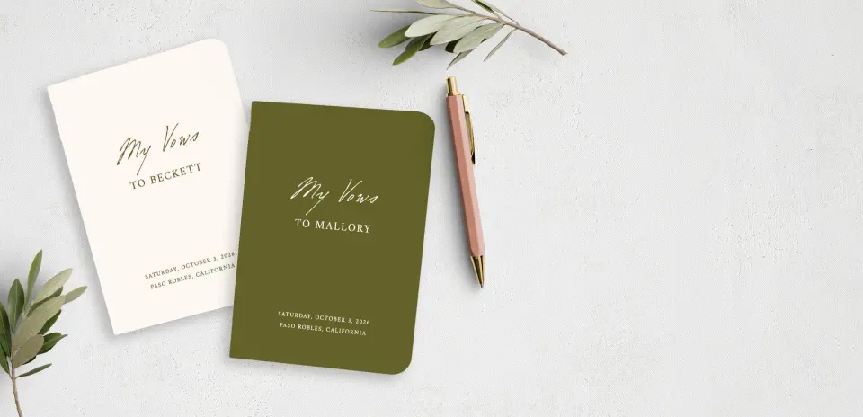 Vow Book Front
