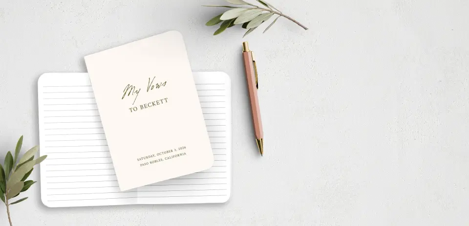 Vow Book Front