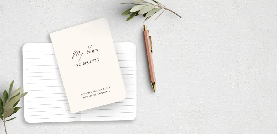 Vow Book Front