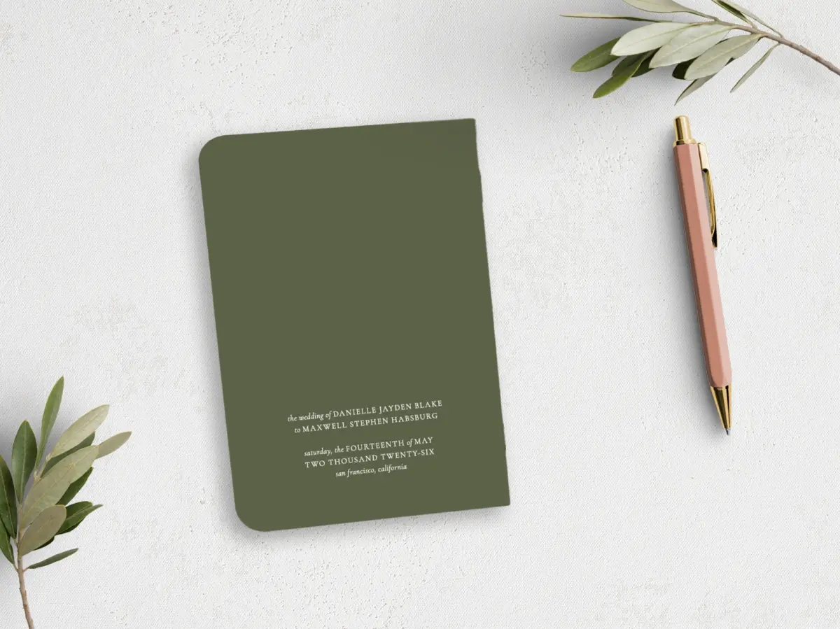 Vow Book Back