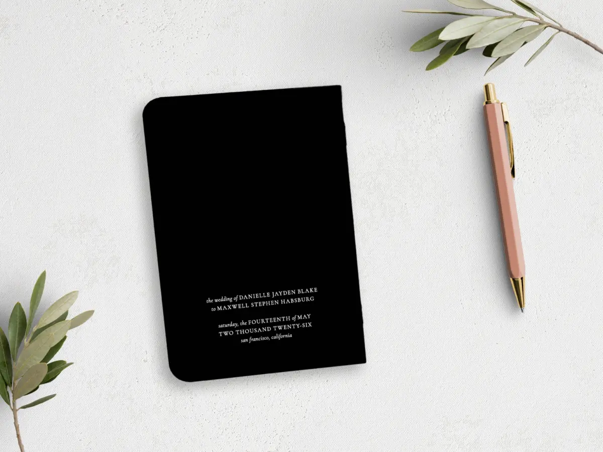 Vow Book Back