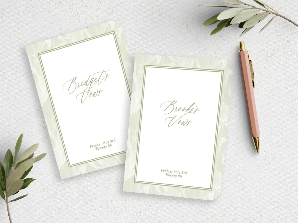 Vow Book Front