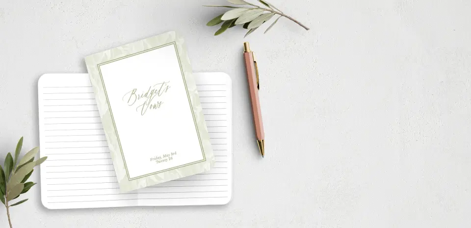Vow Book Front