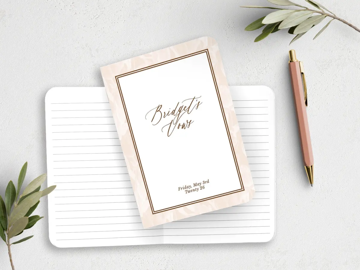 Vow Book Front