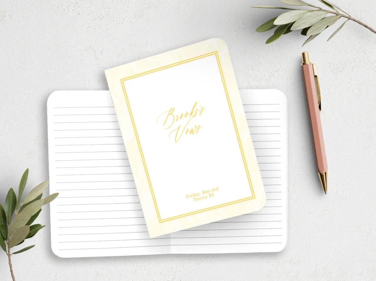 Vow Book Front