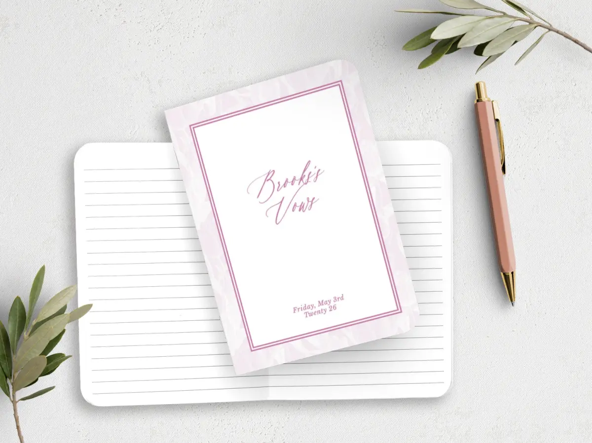 Vow Book Front