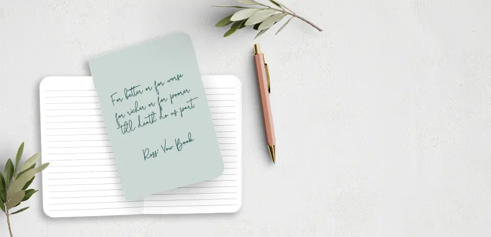 Vow Book Front
