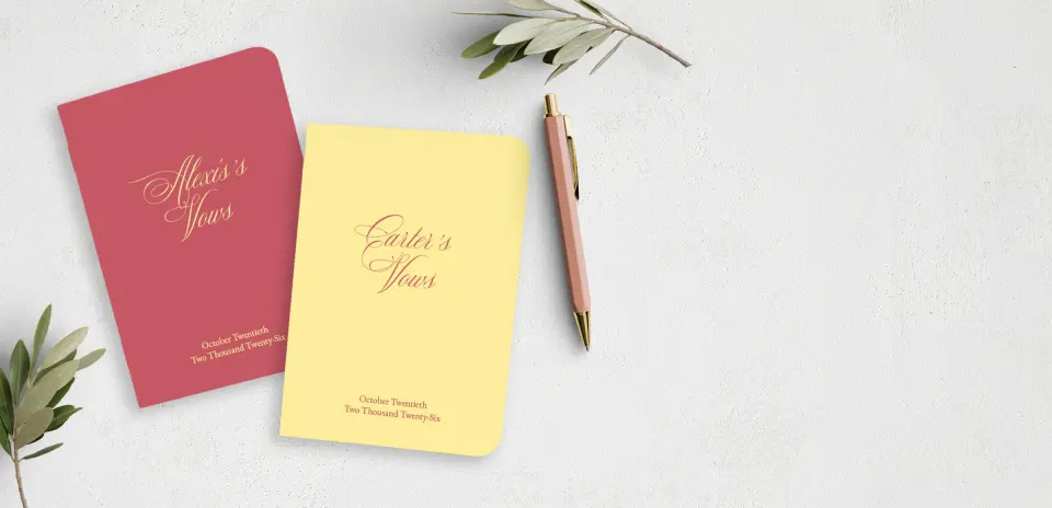 Vow Book Front