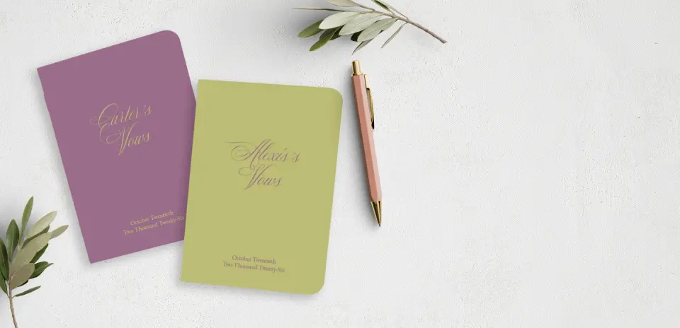 Vow Book Front