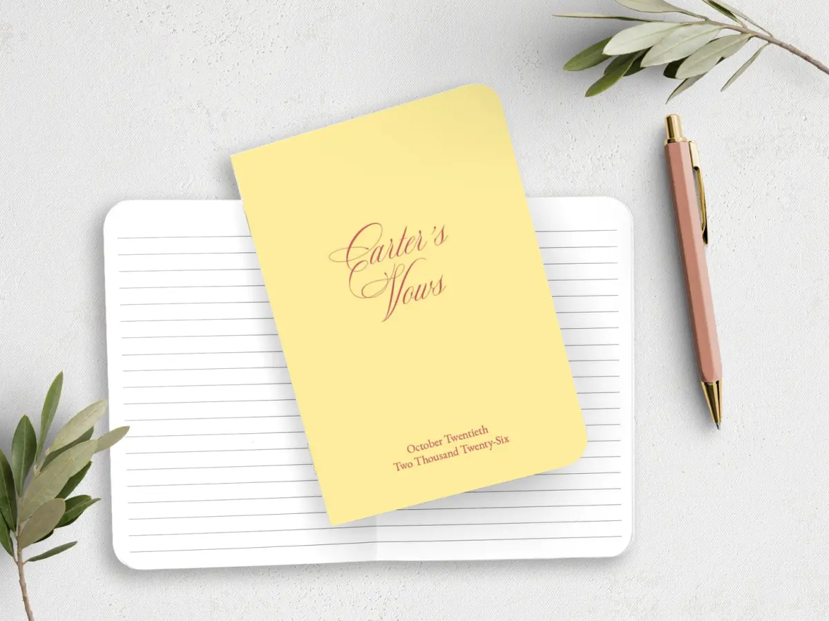 Vow Book Front