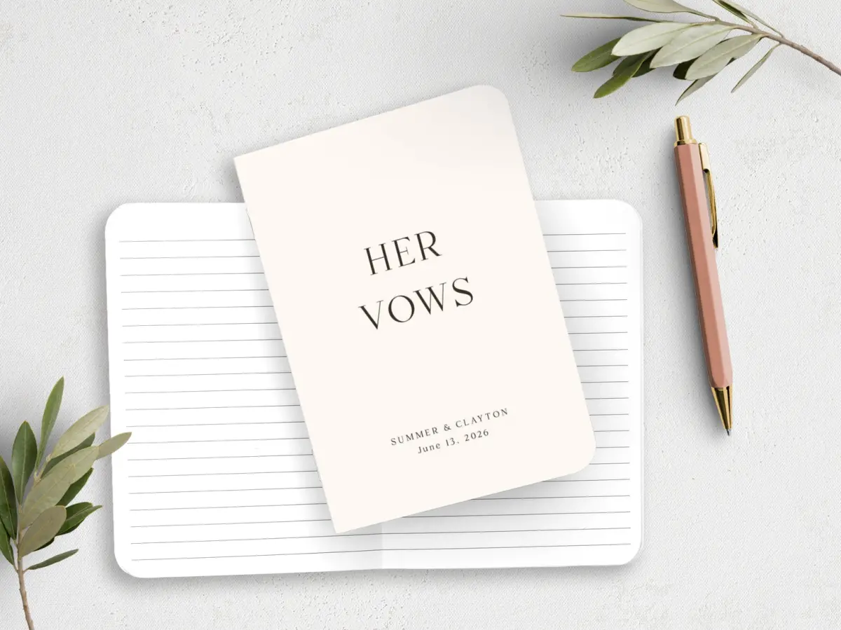 Vow Book Front