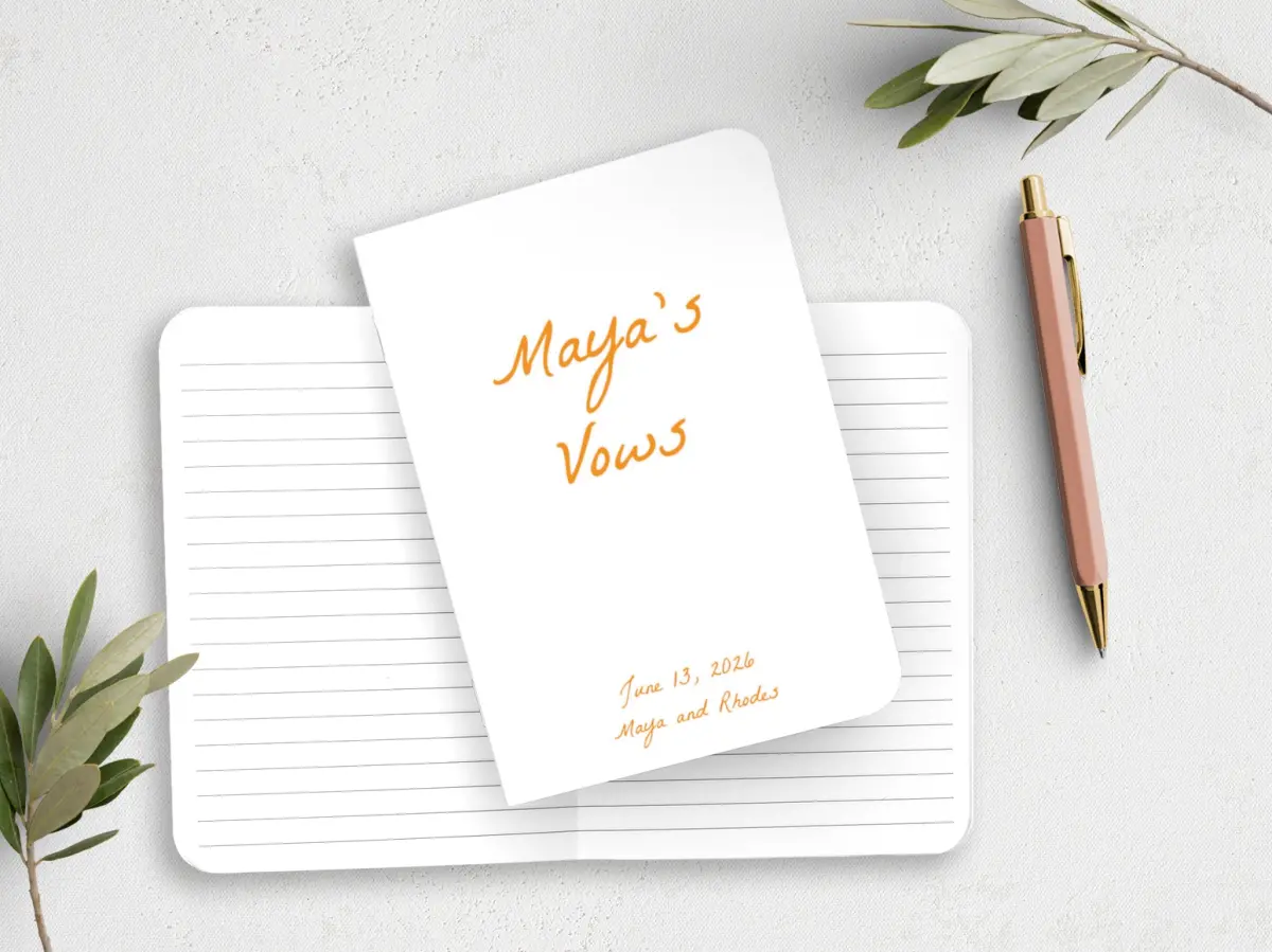 Vow Book Front