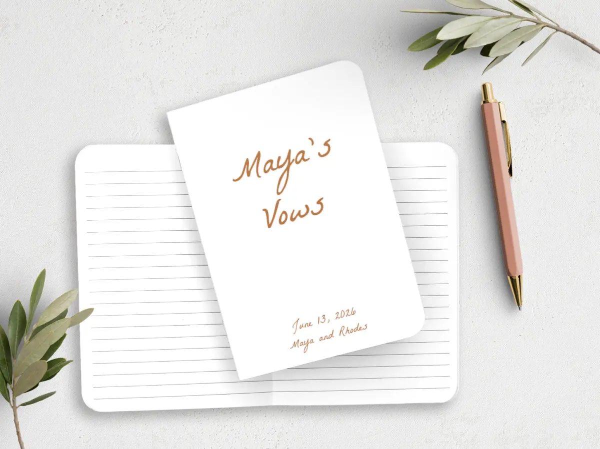 Vow Book Front