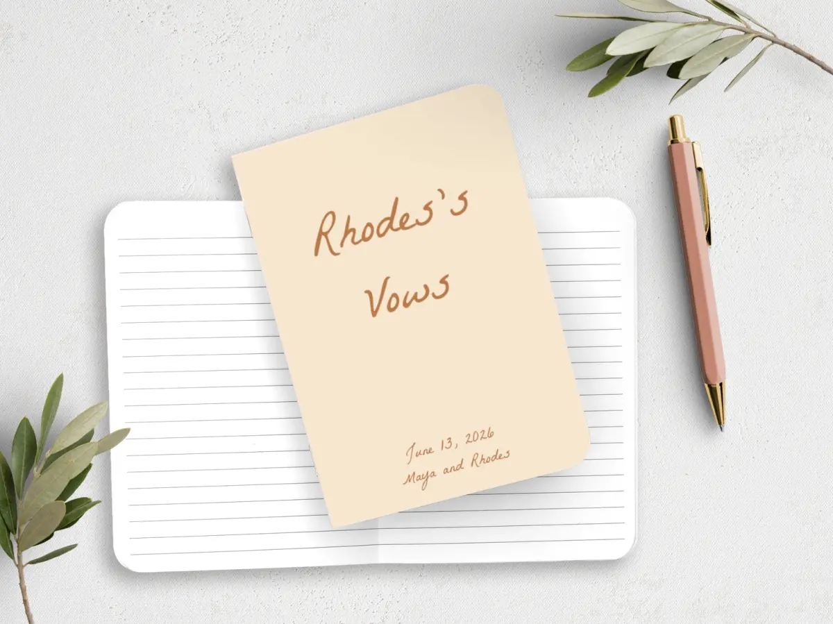Vow Book Front
