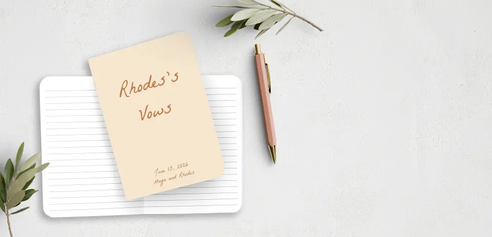 Vow Book Front