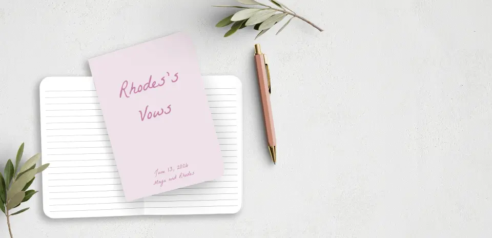 Vow Book Front