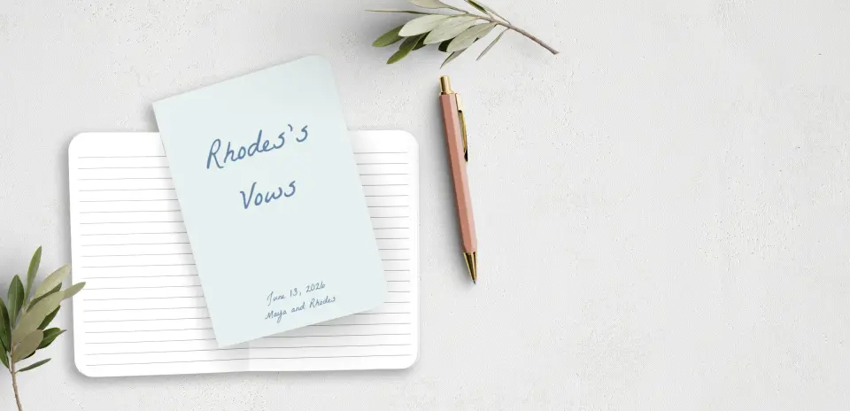 Vow Book Front