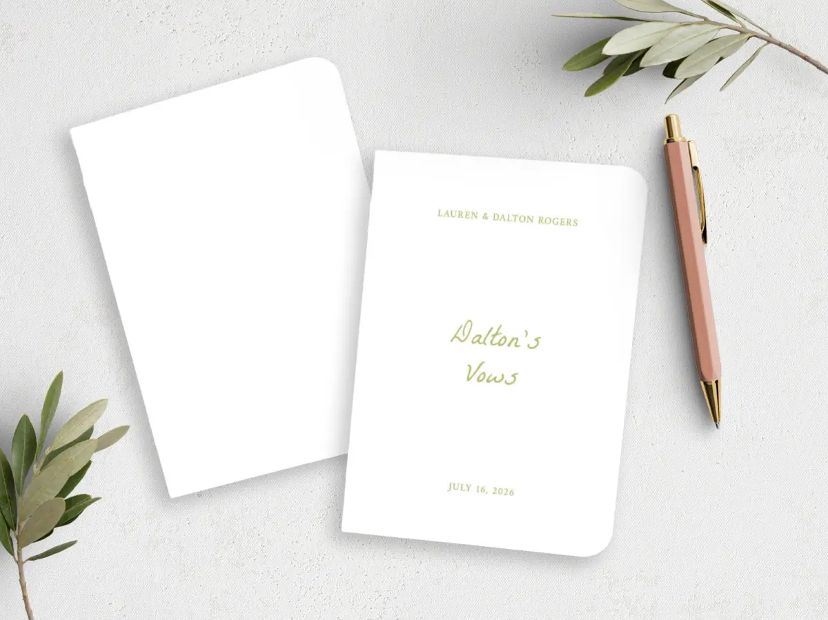 Vow Book Front