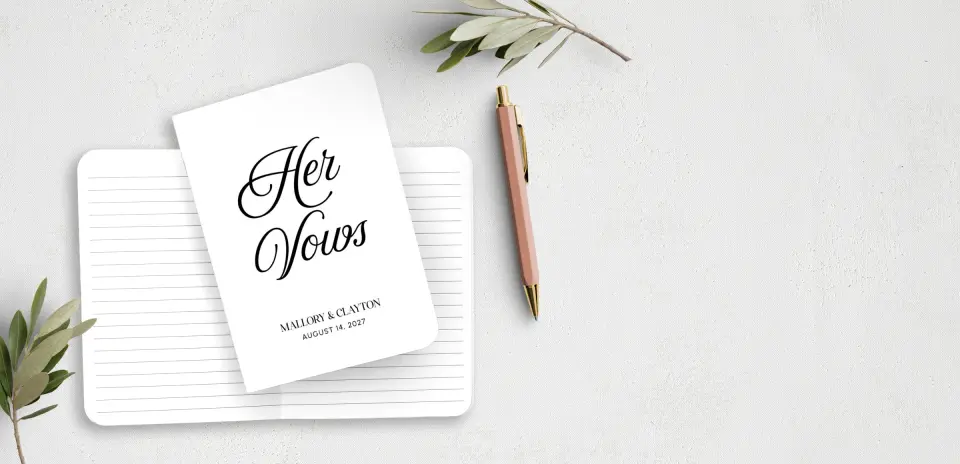 Vow Book Front