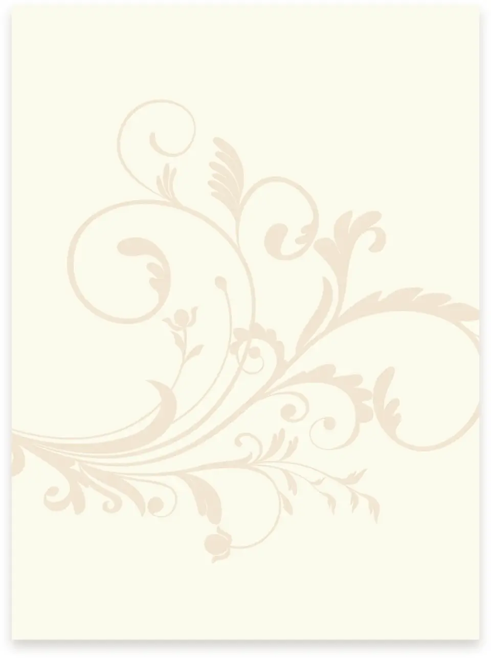 This is a 5¼" x 7.125" Vellum called Classic Allure printed in full color