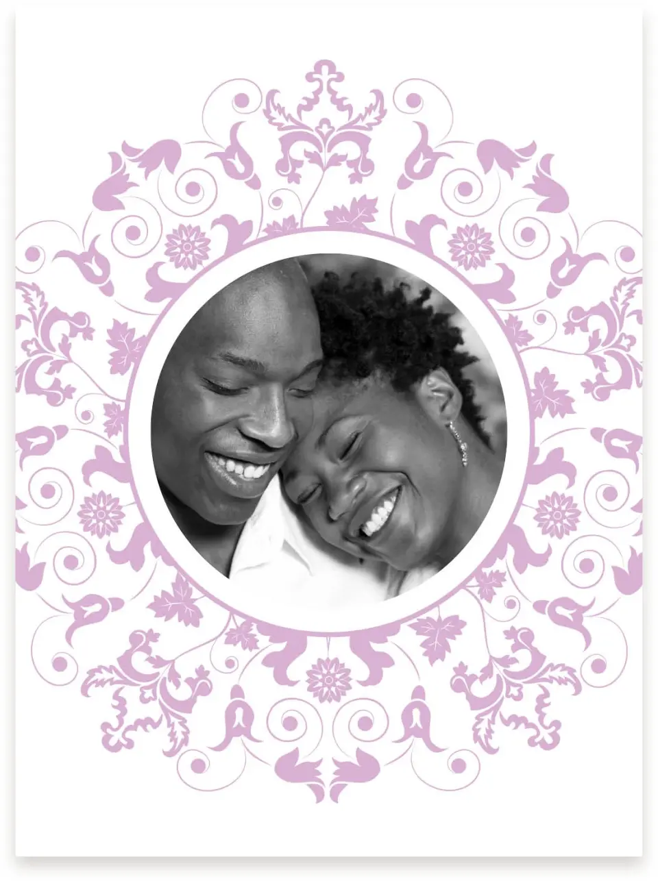 This is a 5¼" x 7.125" Vellum called Beautiful and Bold printed in full color