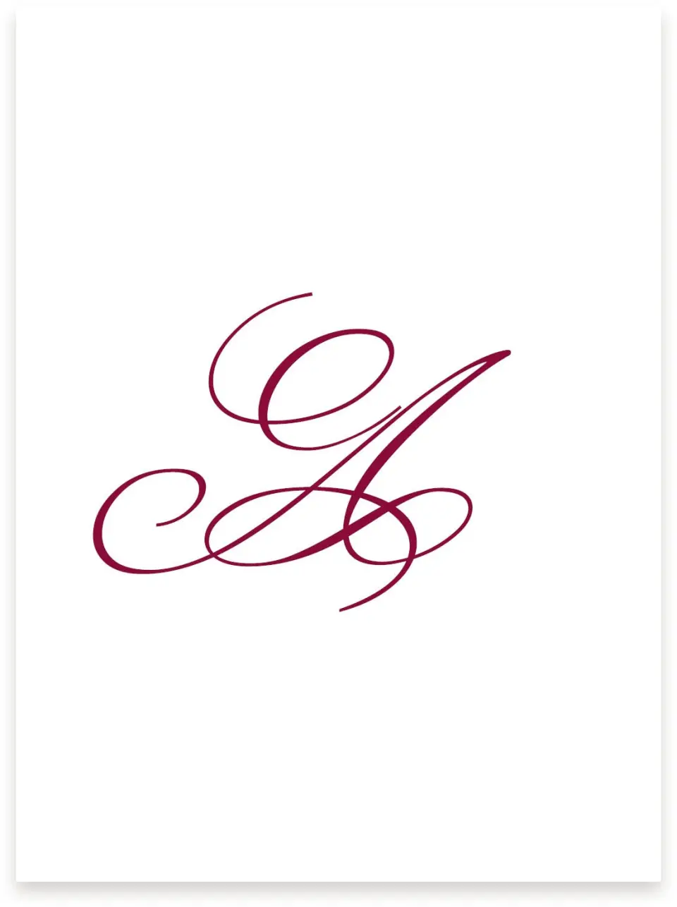 This is a 5¼" x 7.125" Vellum called Forever Yours printed in full color