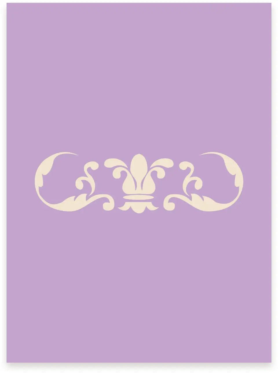 This is a 5¼" x 7.125" Vellum called Simple Tradition printed in full color