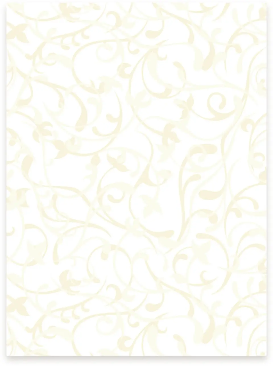 This is a 5¼" x 7.125" Vellum called Classic Elegance printed in full color