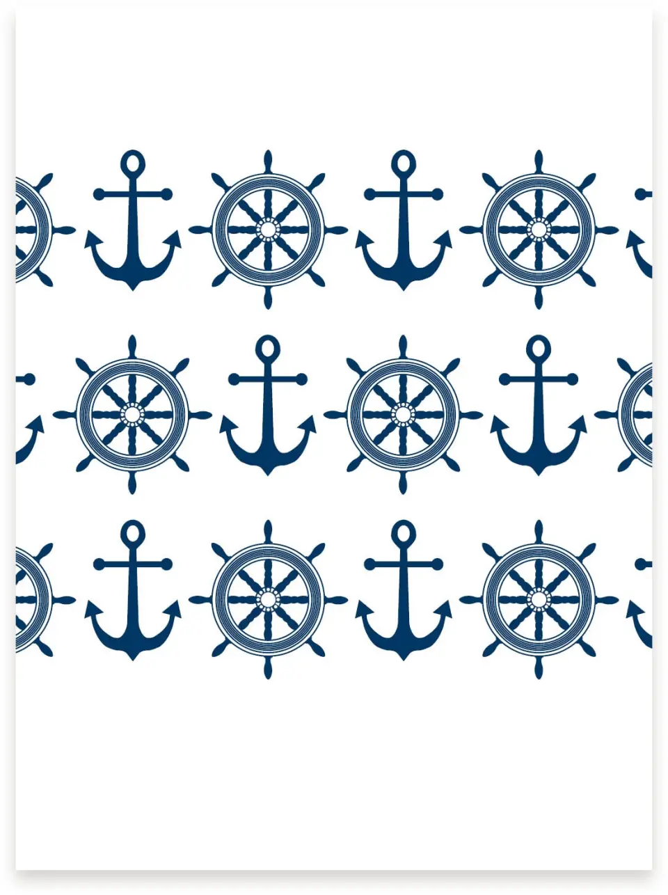 This is a 5¼" x 7.125" Vellum called Nautical Feelings printed in full color