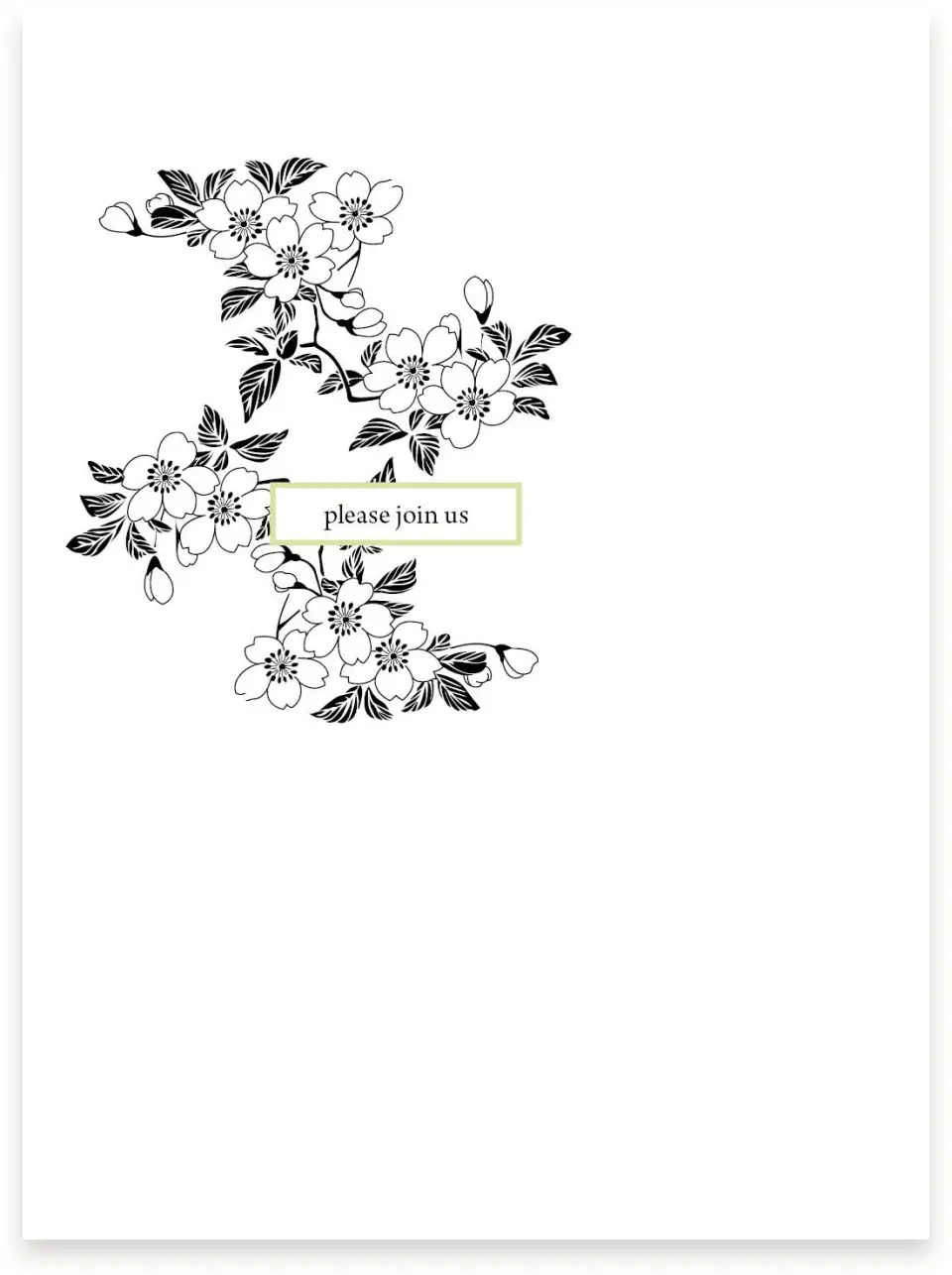 This is a 5¼" x 7.125" Vellum called Lovely Blossoms printed in full color