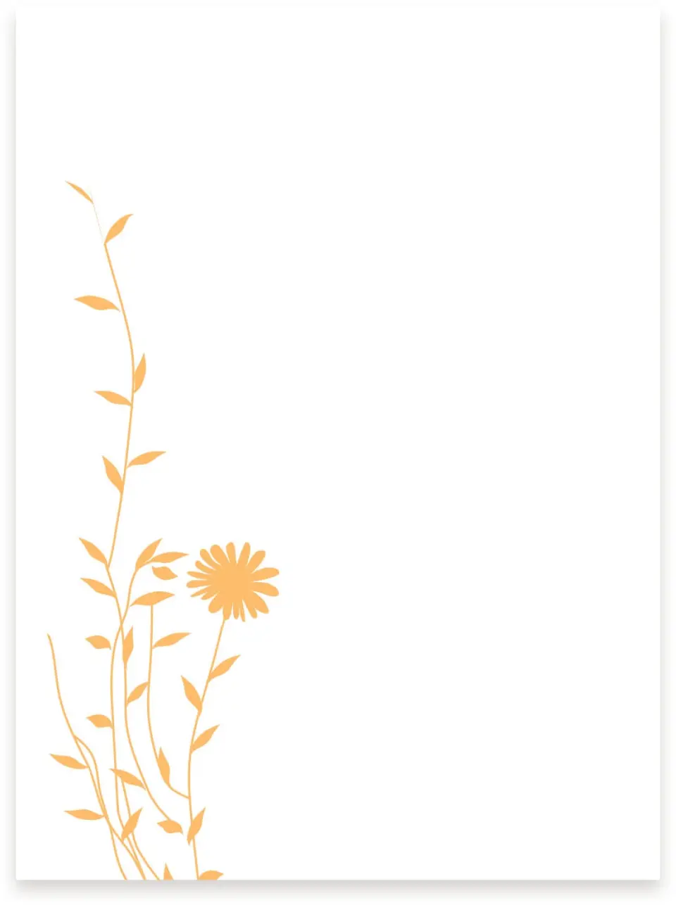 This is a 5¼" x 7.125" Vellum called Field of Love printed in full color