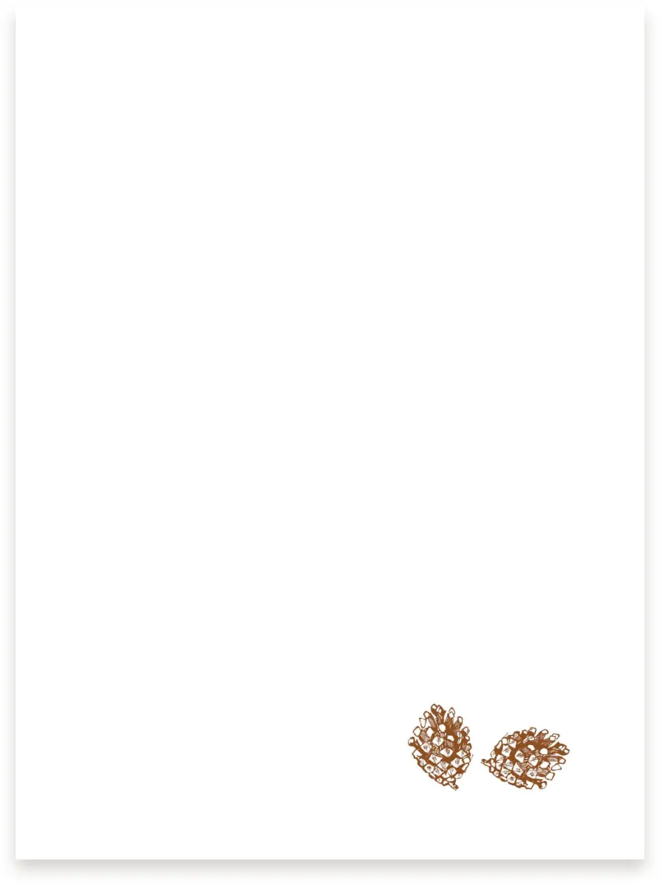 This is a 5¼" x 7.125" Vellum called Evergreen Christmas printed in full color