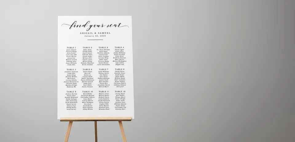 Wedding Signs