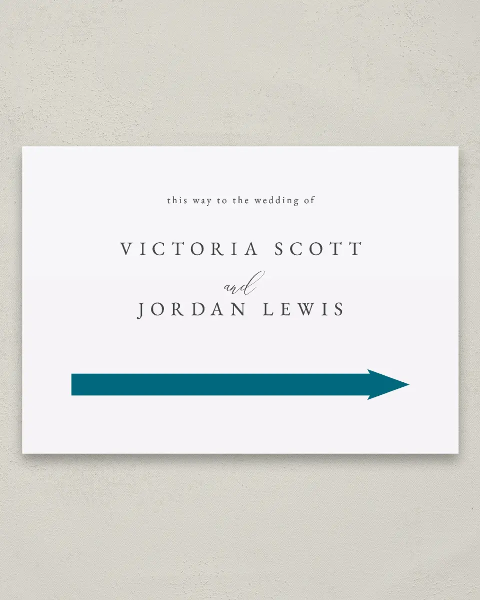 This is a 20" x 28" Direction Sign called Shore Impression printed in full color