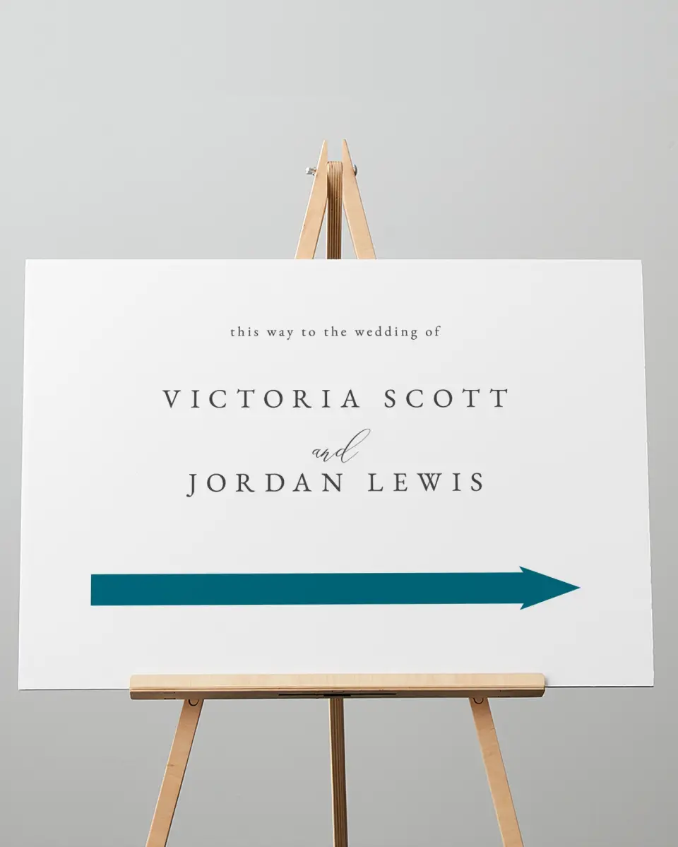 This is a 20" x 28" Direction Sign called Shore Impression printed in full color
