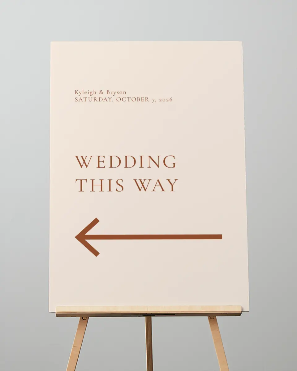 This is a 20" x 28" Direction Sign called The Kyleigh printed in full color