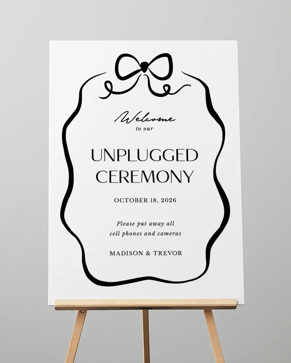 This is a 20" x 28" Unplugged Sign called The Madison printed in full color