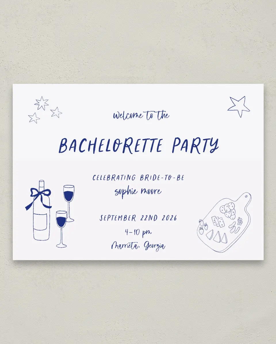 This is a 20" x 28" Welcome Sign called Wine & Boards printed in full color