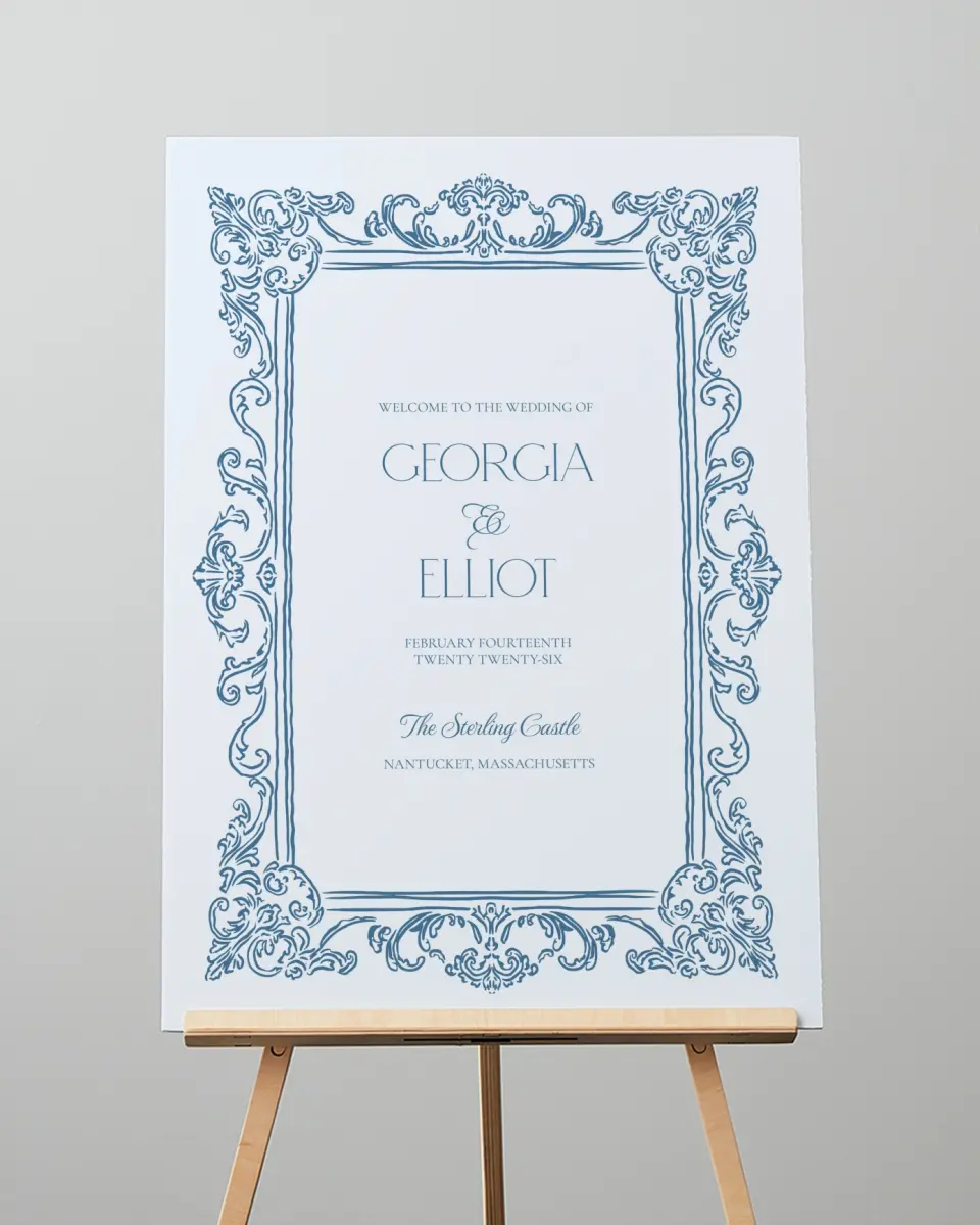 This is a 20" x 28" Welcome Sign called Nantucket printed in full color