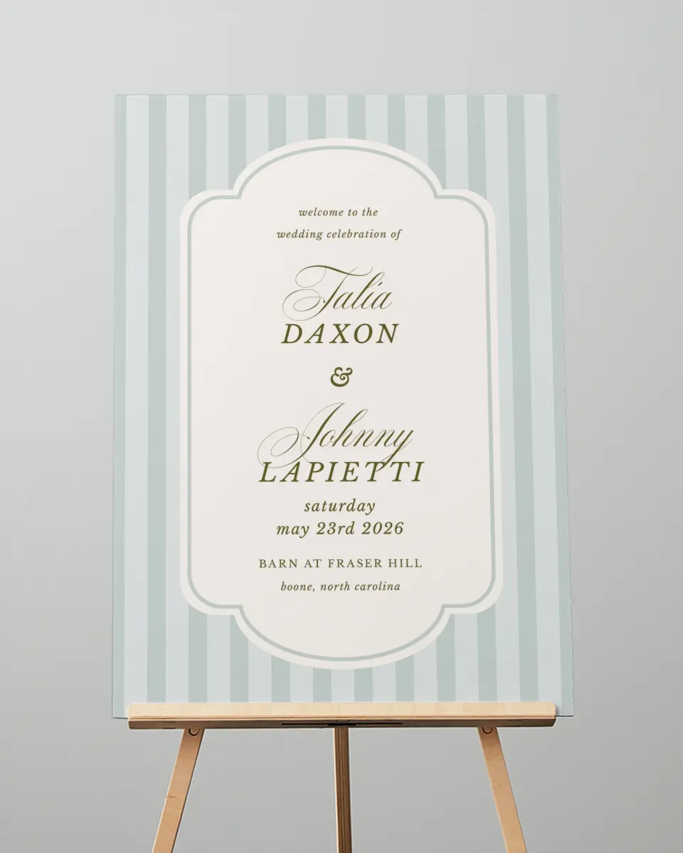 This is a 20" x 28" Welcome Sign called Love You Forever printed in full color