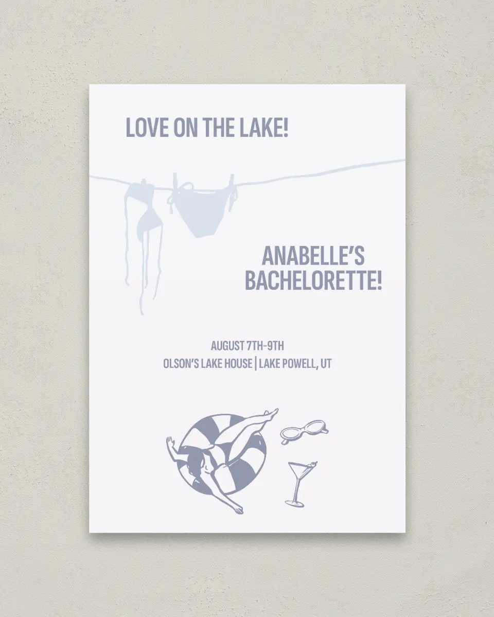 This is a 20" x 28" Welcome Sign called Love on the Lake printed in full color