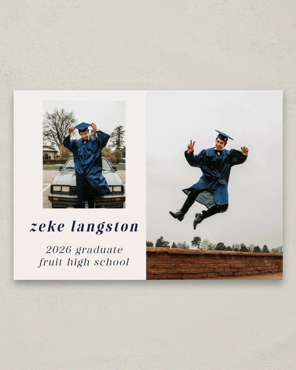 This is a 20" x 28" Welcome Grad Sign called Jumping Jubilee printed in full color