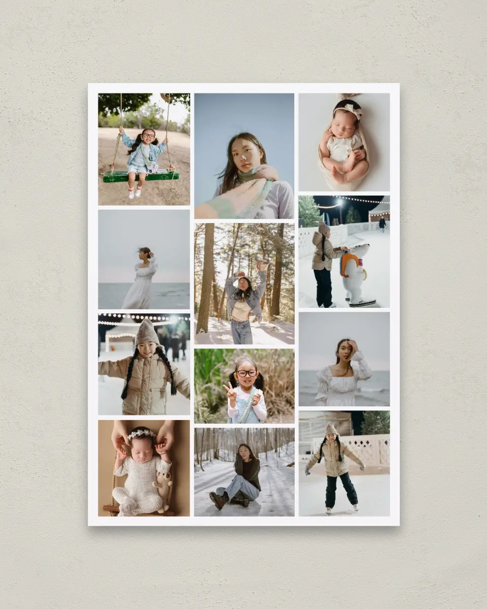 This is a 20" x 28" Graduation Photo Board called Good Glimpses printed in full color