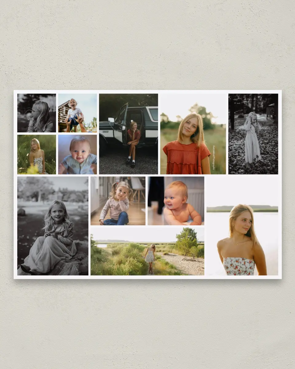 This is a 20" x 28" Graduation Photo Board called Driving Away printed in full color
