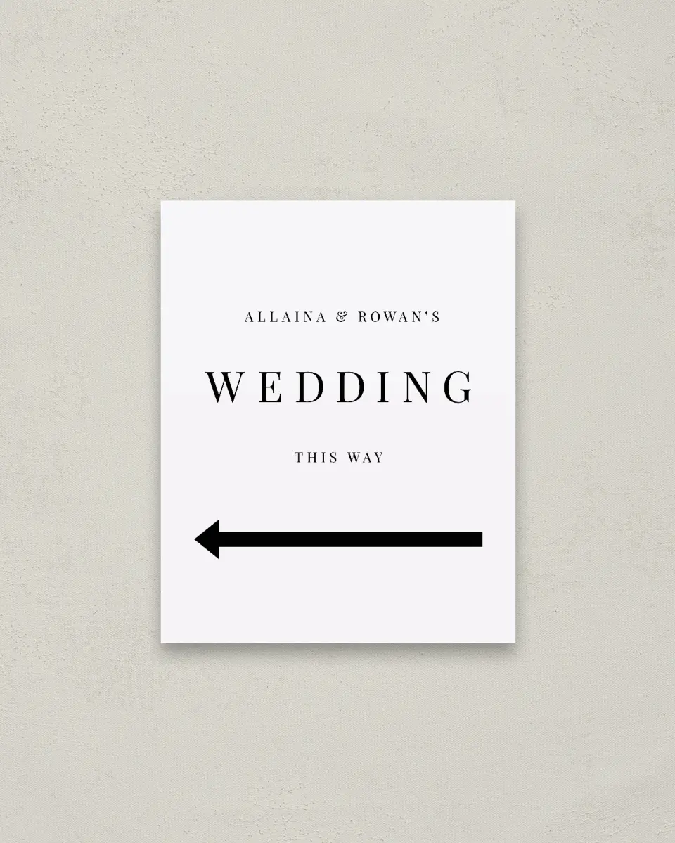 This is a 16" x 20" Direction Sign called Pure Devotion printed in full color
