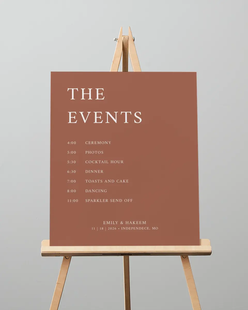 This is a 16" x 20" Schedule Sign called Timeless Truth printed in full color