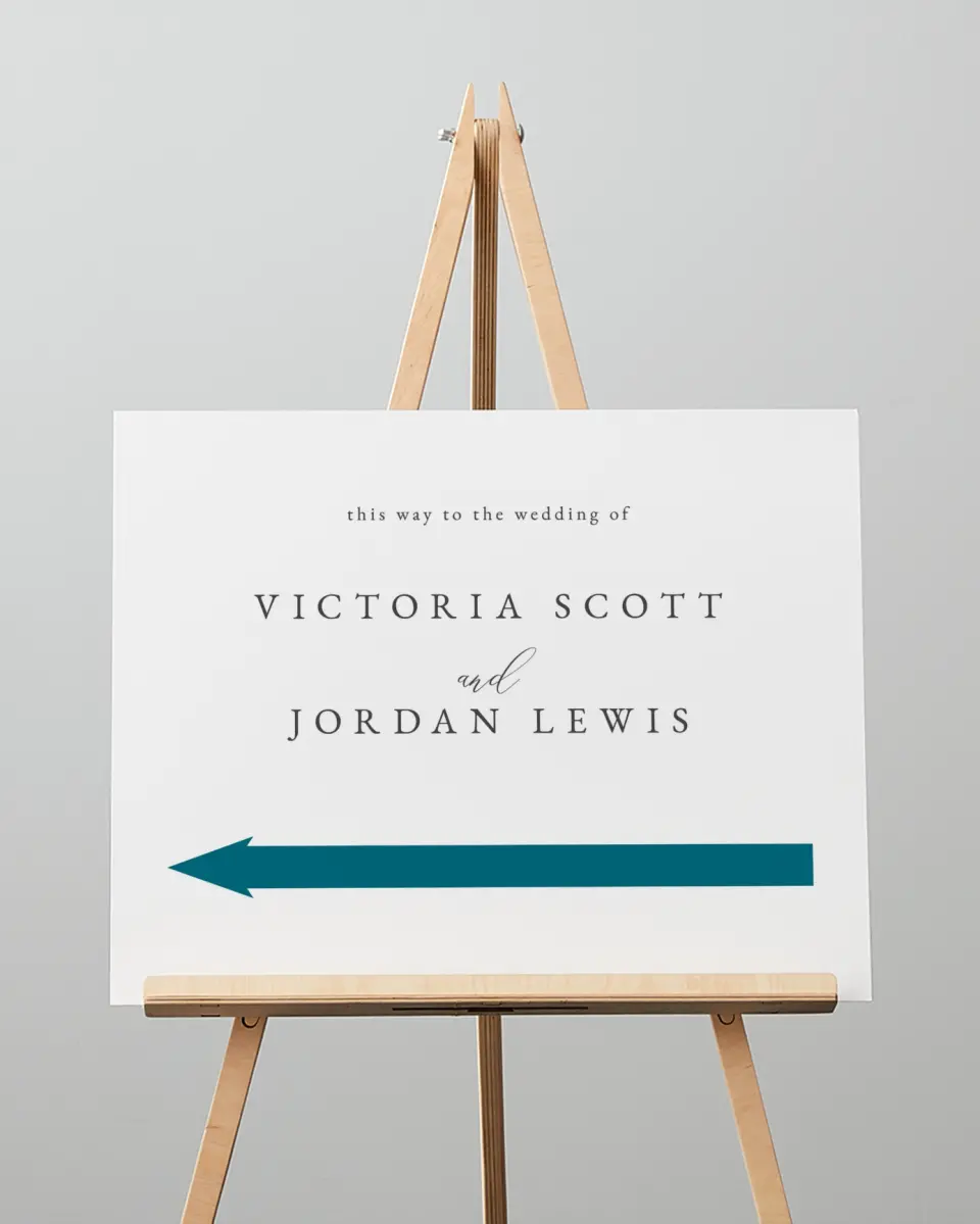 This is a 16" x 20" Direction Sign called Shore Impression printed in full color