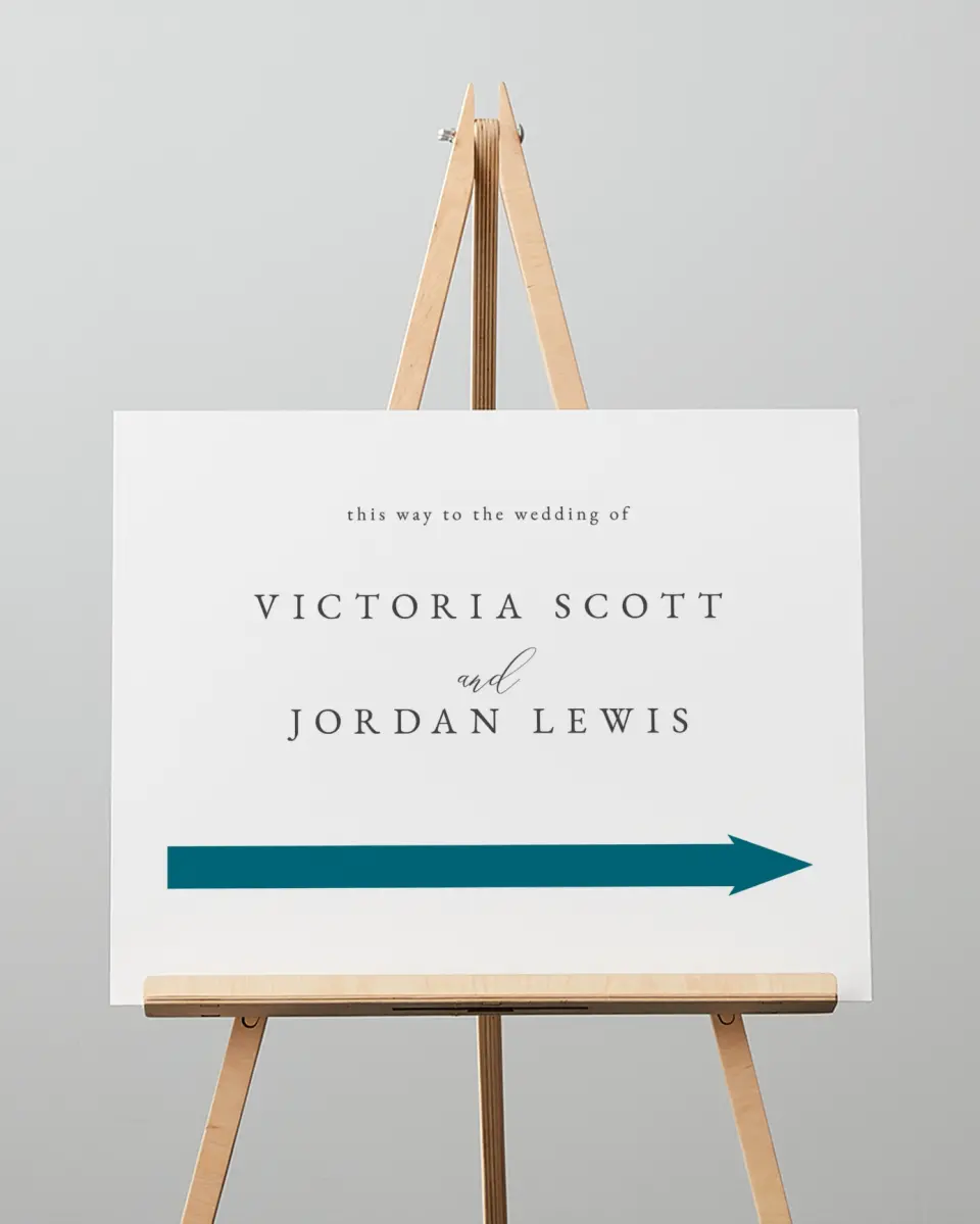 This is a 16" x 20" Direction Sign called Shore Impression printed in full color